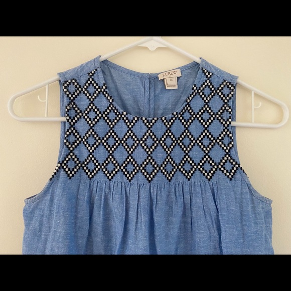 Cute J.Crew Chambray Top - Picture 2 of 4